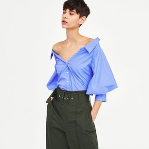 Zara Puff Sleeve Shirt